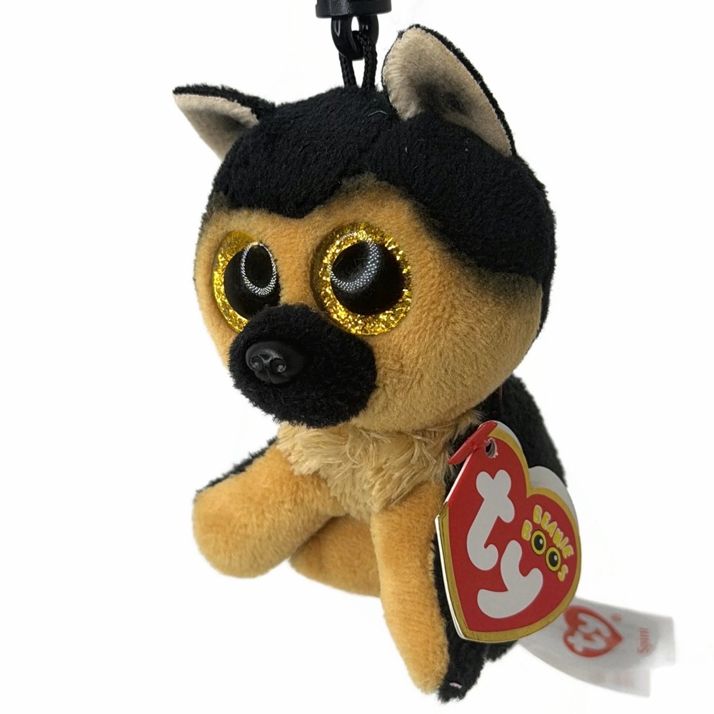 Ty Beanie Boo Spirit the. German Shepherd Plush Keychain Bag Charm
